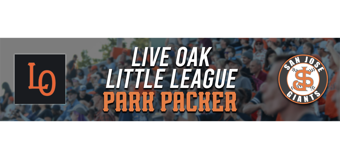 Live Oak Little League Park Packer $12 Tickets!