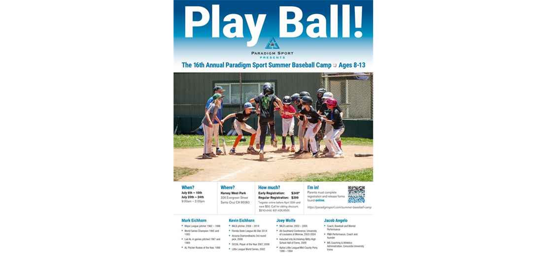 Paradigm Summer Baseball Camp Registration