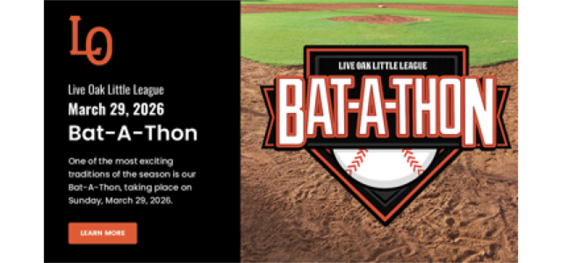 Live Oak Little League Bat-A-Thon and Picture Day